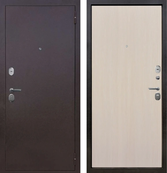 Входные двери M27 ФЛ Медный антик - ФЛ Венге светлый