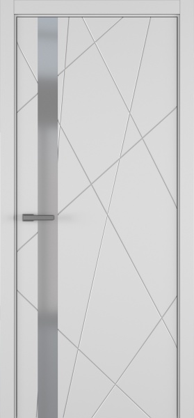 Межкомнатные двери Chaos ДО ART Lite серый мат.
