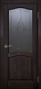 Межкомнатная дверь Лео м. ДО графит с фрезеровкой
