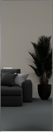 Межкомнатные двери Elen INVISIBLE Вставка зеркало (снаружи)