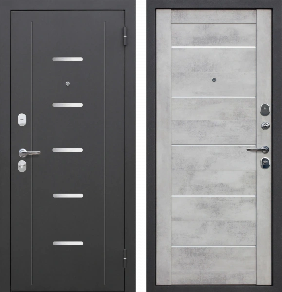 Гарда 10 мм Серебро Бетон снежный