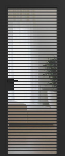 Межкомнатные двери Дверное полотно Grafia прозрачное