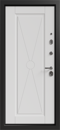 Входные двери Мирель 3К90 ЮР-30 RAL 8017 - ЮР-30 RAL 9003