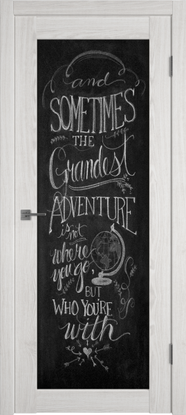 Межкомнатные двери Atum Pro Х32 грифельная доска с одной стороны