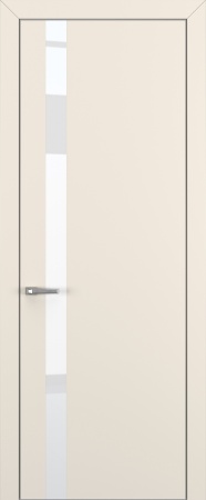 Межкомнатные двери Квалитет К2 Lacobel White Pure Матовый крем