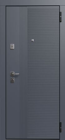 Входные двери TR 5 ЮП-22 ZB 856-2 Грей - ЮП-6 Milky white