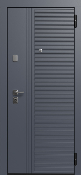 Входные двери TR 5 ЮП-22 ZB 856-2 Грей - ЮП-6 Milky white