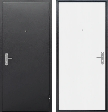 Входные двери Стройгост 5 РФ Серебро Беленый дуб Антик серебро Дуб беленый