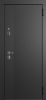 Входные двери TR 2 ЮП-19 ZB 999-2 Черный кварц - ЮП-15 (декоративная зеркальная вставка) ZB Белый