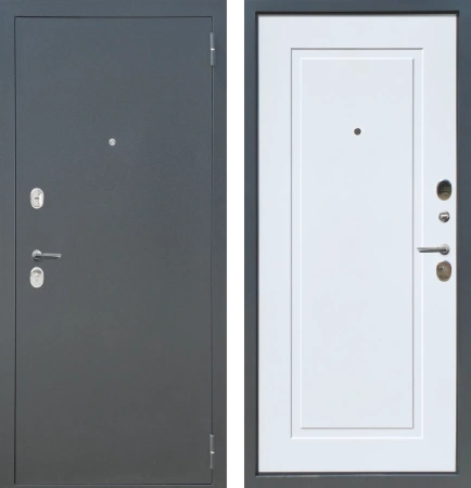 Входные двери M2 ФЛ Бетон графит - ФЛ-25 Velluto Bianco AG 700