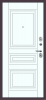 Входные двери M53 с фрезеровкой Букле опал - ФЛ-10 Velluto Bianco AG 700