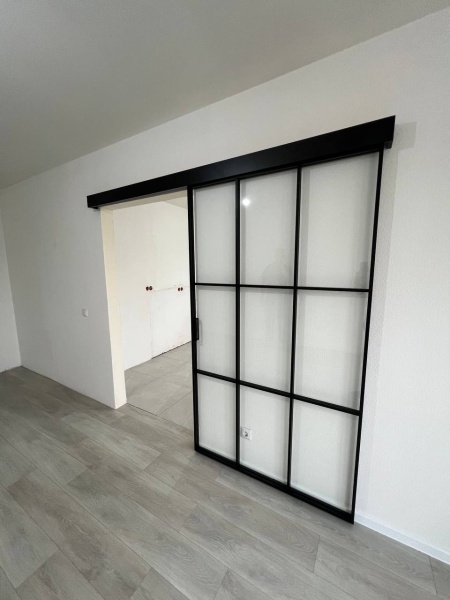 Перегородка Loft Premium Цвет черный, Стекло прозрачное