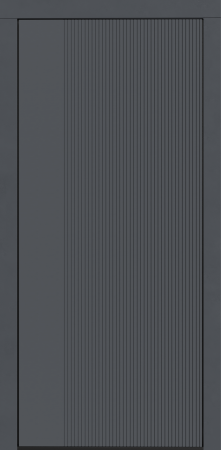 Входные двери Сталлер Comfort 3K ЮП-21 ZB 856-2 Грей - ЮП-15 (декоративная зеркальная вставка) ZB Белый