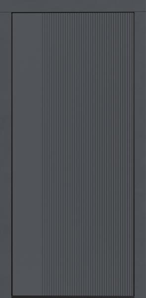 Входные двери Сталлер Comfort 3K ЮП-21 ZB 856-2 Грей - ЮП-15 (декоративная зеркальная вставка) ZB Белый