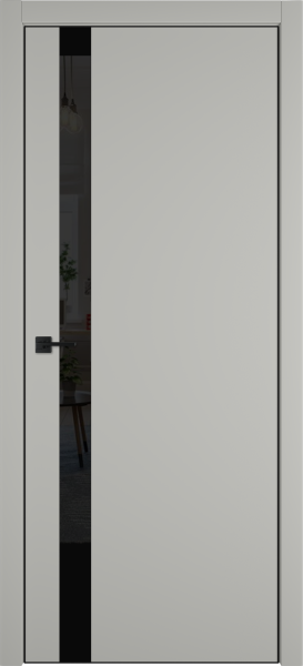 Межкомнатные двери Urban 1 SV Lacobel черный лак Taupe