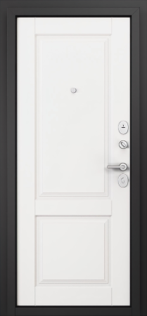 Входные двери F4 FAMILY ECO PP E-1 Авокадо - Е-1 Белый софт