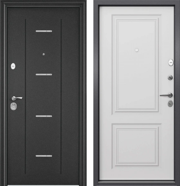 DELTA LT MP DL-1 Темно-серый букле графит/СК68 Бьянко 950*2050 R