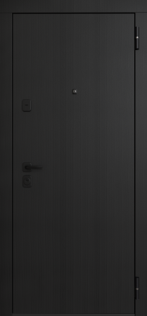 Входные двери TR 7 ЮП-13 Вудлайн черный - ЮП-13 Вудлайн белый