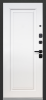 Входные двери Luxor Дуб Вертикаль Нео Сатин черный Эмалит белый