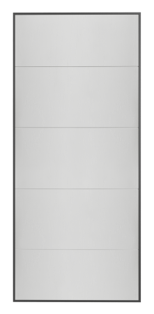 Входные двери Сталлер Comfort 3K ЮП-22 ZB 856-2 Грей - ЮП-4 Milky white