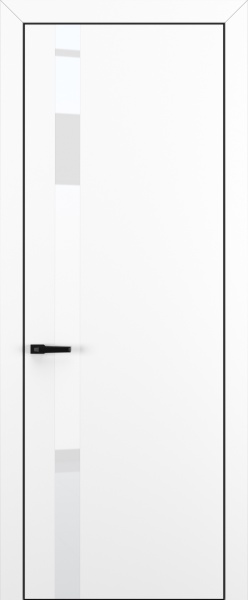 Межкомнатные двери Квалитет К2 Lacobel White Pure Белый матовый