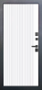 Входные двери Протерма мдф/мдф Орех грецкий Белый