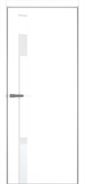 Межкомнатная дверь H2 ДО ART Lite Lacobel White Pure