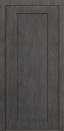 Входные двери Сталлер Comfort 3K ЮП-1 бетон графит - ЮП-16 (декоративная зеркальная вставка) ZB Белый