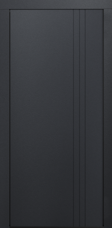 Входные двери Сталлер Comfort 3K ЮП-10 Графит - ЮП-25 ZB Белый