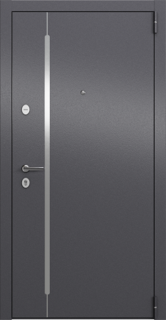 Входные двери X7 PRO MP КЛАССИК 2 SP-18N Темно-серый букле графит - CK-68 Бьянко