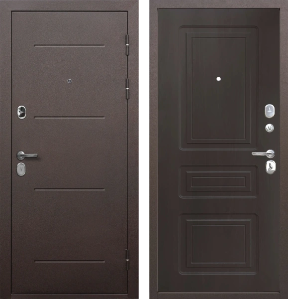 Входные двери Толстяк Медный Антик Медный антик Венге