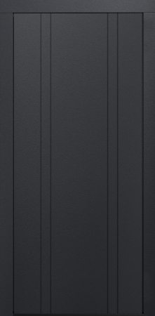 Входные двери Сталлер Comfort 3K ЮП-7 Графит - ЮП-7 ZB Белый