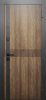 Входные двери Гарда 7,5 см Вуд Вертикаль Орех кантри Сатин белый/сатин черный