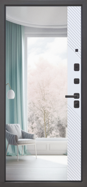 M18 вс. сн. Черная шагрень Velluto Bianco вс. Черная