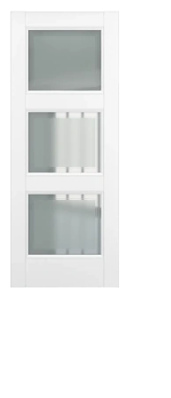 Межкомнатные двери Гранд ДО Baguette B5 Сатинато с рамкой