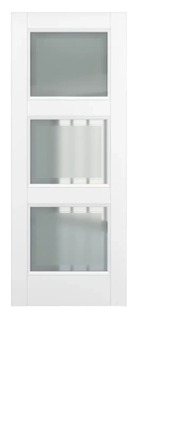 Межкомнатные двери Гранд ДО Baguette B5 Сатинато с рамкой