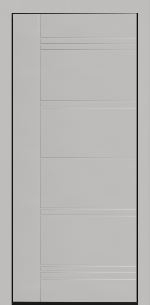 Входные двери Сталлер Comfort 3K ЮП-14 ZB Белый - ЮП-14 Графит