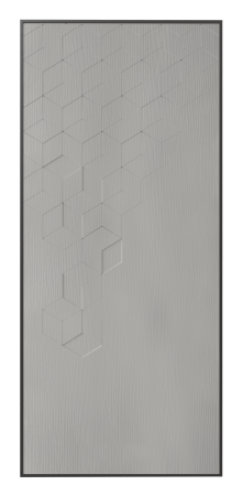 Входные двери Сталлер Comfort 3K ЮП-35 Грин - ЮП-8 Айс