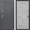 Входные двери Бостон Сатин графит бетон снежный