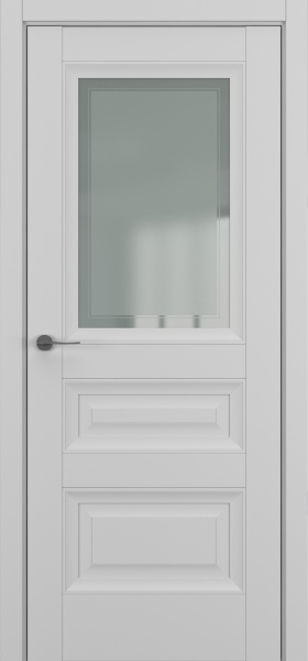 Межкомнатная дверь Ампир ДО Baguette B1 Сатинато с рамкой