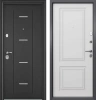 Входные двери DELTA PRO MP D3 (DL) DL-1 Темно-серый букле графит - СК68 Бьянко