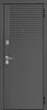 Входные двери Линия МДФ/МДФ Сатин графит Эмалит белый