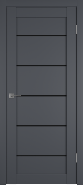 Межкомнатные двери E27 ДО black gloss Onyx
