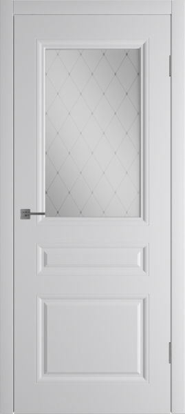 Межкомнатные двери Челси ДО матовое с рисунком