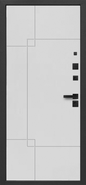 Входные двери 9 см Smart 3 Дуб мадейра янтарь Эмалит серый