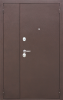 Входные двери Гарда 7.5 (двупольная) Медный антик Белый ясень