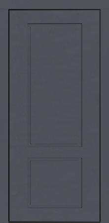 Входные двери Сталлер Comfort 3K ЮП-2 ZB 856-2 Грей - ЮП-16 (декоративная зеркальная вставка) ZB Белый