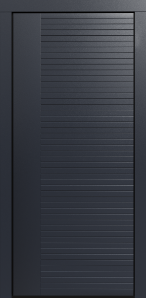 Входные двери Сталлер Comfort 3K ЮП-17 Сандал серый - ЮП-15 (декоративная зеркальная вставка) ZB Белый