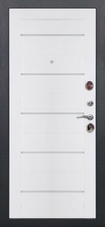 Входные двери Гарда муар Царга Лазер Черный муар Аляска