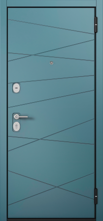 Входные двери F1 FAMILY ECO PP E-130 Верде - Е-130 Белый софт